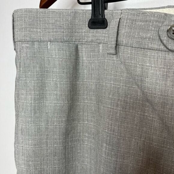 Coppley Men's Regular Fit Lightweight 100% Wool Dress Pants Gray Size 39R - Picture 4 of 13
